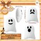 3 Pcs Halloween Pillows Cute Ghost Shaped Pillow Halloween Decorative Throw Pillow 15.7'' Stuffed Ghost Fluffy Plush Pillow Soft Cute Throw Pillow for Halloween Home Party Decor Gift (Funny)